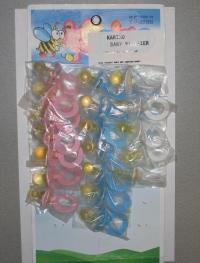 Recalled pacifier package