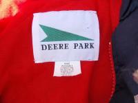 Recalled Deere Park jacket label