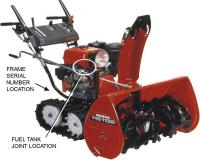 Picture of Recalled Snowblower