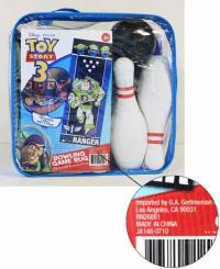 Picture of Recalled Toy Story 3 Bowling Game showing label detail
