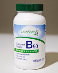 Picture of recalled Complex Vitamin B50 Tablets