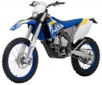 Picture of recalled 390 FE and 450 FE Off-Road Motorcycle models