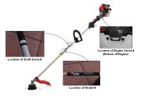 Picture of recalled RedMax Brushcutter / Trimmer TR2350S Brushcutter