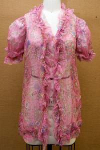 Picture of recalled silk print blouse