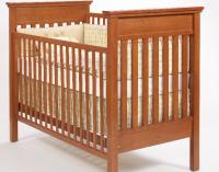 Picture of recalled crib having part number beginning with E9100C2