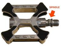 Picture of Replacement Pedal showing Spindle