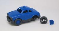 Picture of recalled Mini Police Car, showing detached wheel and hubcap