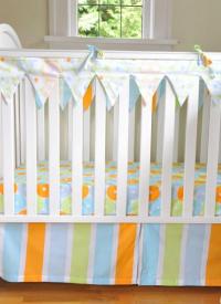 Picture of recalled crib fringe on a crib