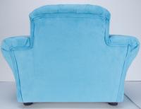 Club style chair, back view