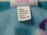 The tag with the identification number