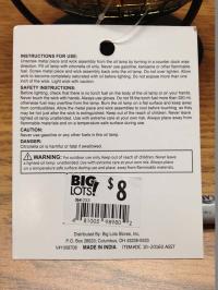 Picture of Big Lots Recalls Tabletop Torches Due to Fire and Burn Hazards