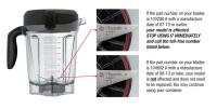 Picture of Vitamix Recalls 64-Ounce Low Profile Blender Container Due to Laceration Hazard