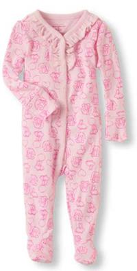 Picture of The Children's Place Recalls Footed Pajamas Due to Violation of Federal Flammability Standard