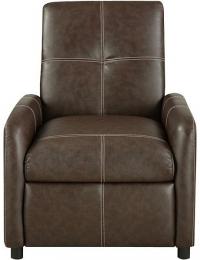 Hayward Push Back Chair – Brown (Item #HGB-805-1)