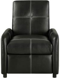 Hayward Push Back Chair – Black (Item #HGB-805-2)