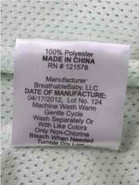 Picture of BreathableBaby Recalls Wearable Blanket Due to Choking Hazard