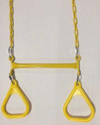Picture of Rainbow Play Systems Recalls Plastic Yellow Trapeze Rings Due to Fall Hazard; Manufactured by Nylacarb