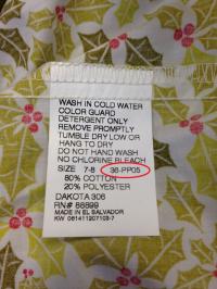 Picture of Eleanor Rose Recalls Children’s Loungewear Due to Violation of Federal Flammability Standard