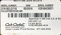 Picture of Cub Cadet Recalls Utility Vehicles Due to Crash Hazard (Recall Alert)