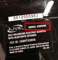 Picture of iLive Self-Balancing Scooters/Hoverboards Recalled by Digital Products Due to Fire Hazard