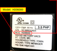 Picture of Emerson Tool Company Recalls RIDGID Wet/Dry Vacuums Due to Shock Hazard; Sold Exclusively at Home Depot