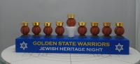 Picture of Golden State Warriors Menorahs Recalled by BDA Due to Fire and Burn Hazards (Recall Alert)