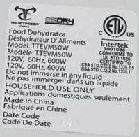 Picture of Greenfield World Trade Recalls Food Dehydrators Due to Fire Hazard