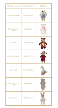 Picture of The Beaufort Bonnet Company Recalls Handmade Knit Dolls Due to Injury Hazard