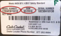 Picture of Cub Cadet Recalls Zero-Turn Riding Mowers Due to Fire Hazard (Recall Alert)