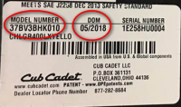 Picture of Cub Cadet Recalls Utility Vehicles Due to Fire Hazard (Recall Alert)