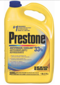 Picture of Prestone Products Recalls Antifreeze Due to Failure to Meet Child Resistant Packaging Requirements; Risk of Poisoning