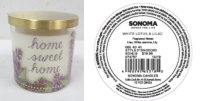 Picture of Kohl's Recalls Three-Wick SONOMA Goods For Life Branded Candles Due to Fire and Burn Hazards