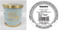 Picture of Kohl's Recalls Three-Wick SONOMA Goods For Life Branded Candles Due to Fire and Burn Hazards