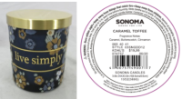 Picture of Kohl's Recalls Three-Wick SONOMA Goods For Life Branded Candles Due to Fire and Burn Hazards