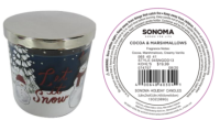 Picture of Kohl's Recalls Three-Wick SONOMA Goods For Life Branded Candles Due to Fire and Burn Hazards