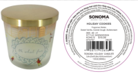 Picture of Kohl's Recalls Three-Wick SONOMA Goods For Life Branded Candles Due to Fire and Burn Hazards