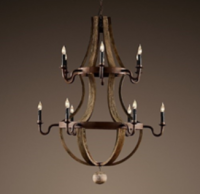 Picture of RH Recalls Wine Barrel Chandeliers Due to Injury Hazard