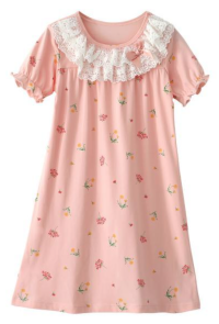 Picture of Children's Nightgowns Recalled Due to Violation of Federal Flammability Standards and Burn Hazard; Imported by iMOONZZZ; Sold Exclusively at Amazon.com