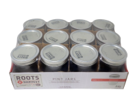 Picture of Roots & Harvest Wide Mouth Pint Canning Jars Recalled by LEM Products Distribution Due to Laceration Hazard