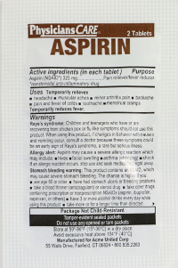 Picture of Acme United Corporation Recalls PhysiciansCare Brand Over-the-Counter Drugs Due to Failure to Meet Child Resistant Packaging Requirement; Risk of Poisoning (Recall Alert)