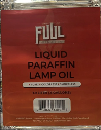 Picture of FHS Retail Recalls FUUL Lamp Oil Products Due to Failure to Meet Child-Resistant Packaging Requirement and Violation of FHSA Labeling Requirement; Poisoning Risk to Children