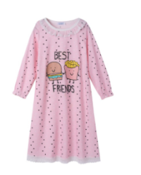 Picture of Children's Nightgowns Recalled Due to Violation of Federal Flammability Standards and Burn Hazard; Imported by Arshiner; Sold Exclusively on Amazon.com (Recall Alert)