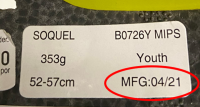 Picture of Bell Sports Recalls Bell Soquel Youth Bicycle Helmets Due to Risk of Head Injury; Violation of the Federal Safety Regulation for Bicycle Helmets