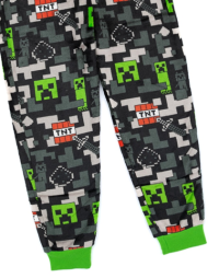 Picture of Vanilla Underground Minecraft TNT Children's Pajamas Recalled Due to Burn Hazard and Violation of Federal Flammability Regulations; Imported by Premier P