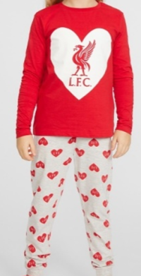 Picture of Children's Pajamas Recalled Due to Burn Hazard and Violation of Federal Flammability Standards; Sold Exclusively by Liverpool Football Club