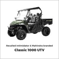 Picture of Intimidator Recalls Intimidator and Mahindra Utility Vehicles (UTVs) Due to Crash Hazard