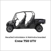 Picture of Intimidator Recalls Intimidator and Mahindra Utility Vehicles (UTVs) Due to Crash Hazard