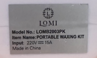 Picture of Southern Telecom Recalls Lomi Roll-On Waxing Kits Due to Fire, Burn and Shock Hazards