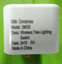 Picture of Mr. Christmas Recalls Wireless Decorative Tree Light Controllers Due to Fire Hazard