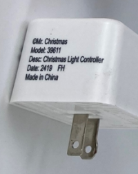 Picture of Mr. Christmas Recalls Wireless Decorative Tree Light Controllers Due to Fire Hazard